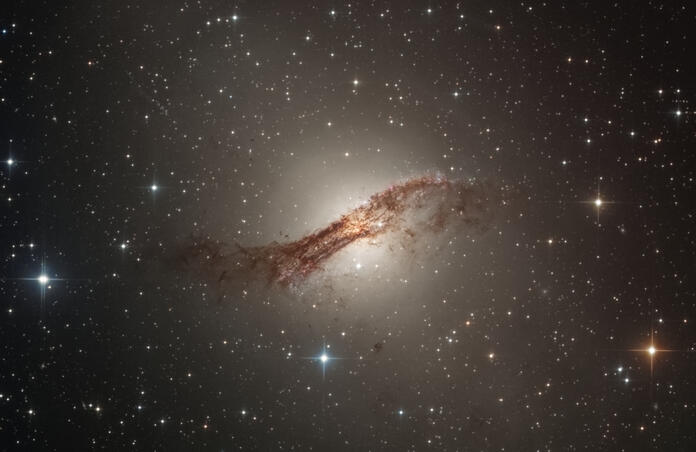 Centaurus A CHI-1 reprocess using Blur Xterminator