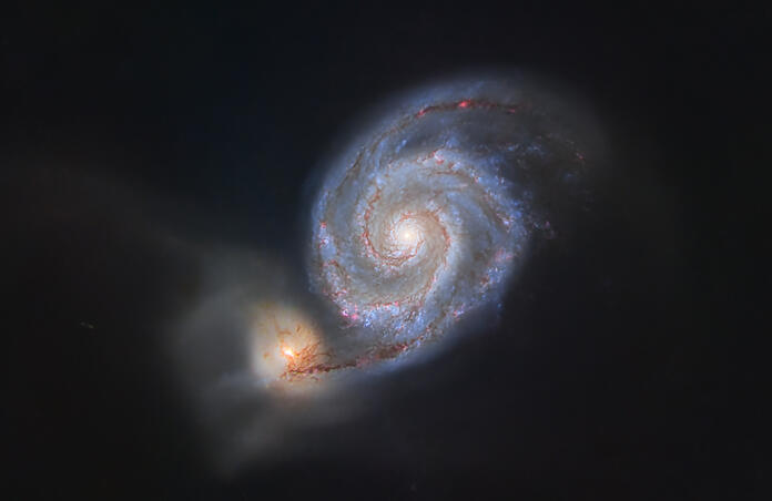 M51 - Whirlpool Galaxy (strong crop)