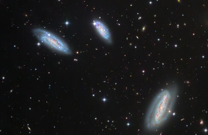 Grus Trio (NGC7582/90/99)