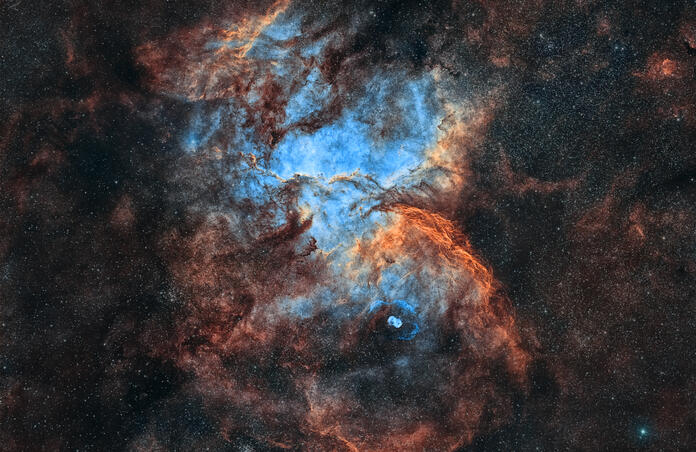 NGC 6188 - The fighting dragons of Ara