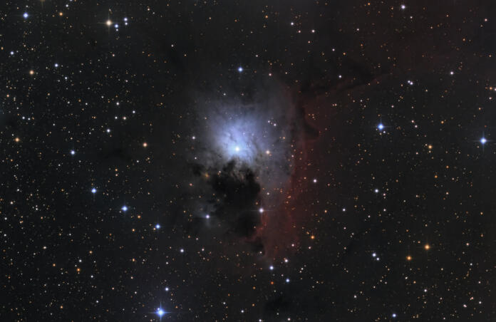 NGC 2626 - Combination Emission and Reflection Nebulae in the constellation Vela