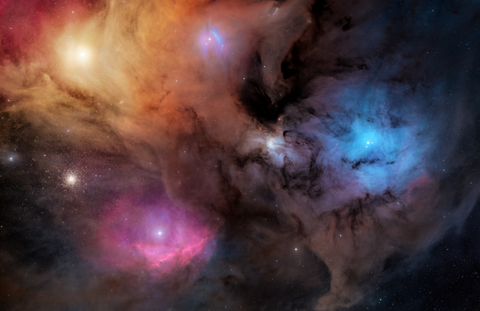 Festival of colors within the Rho Ophiuchi Cloud