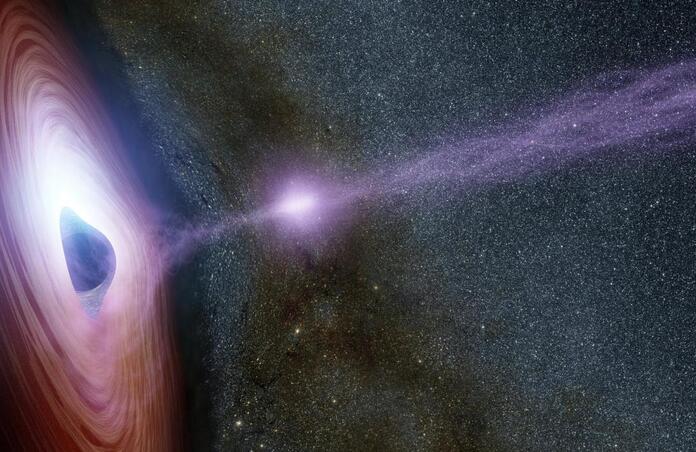 Galaxy with supermassive black hole