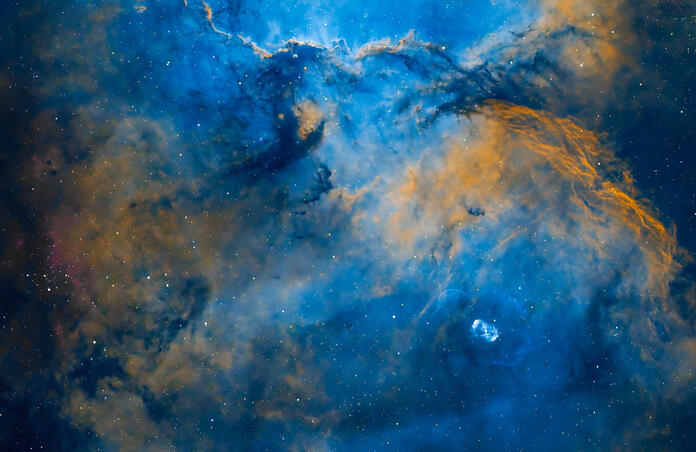 NGC 6188 – The Rim Nebula (The Fighting Dragons of Ara)