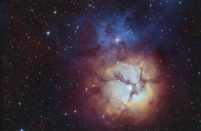 The Trifid Nebula in SHO