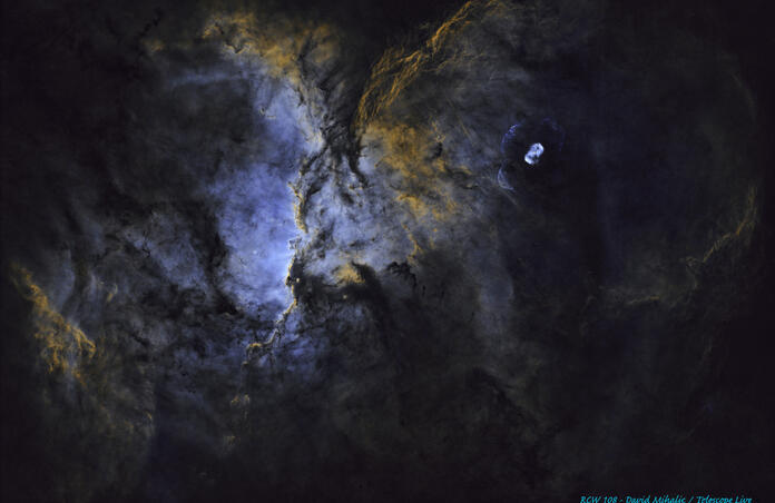 RCW 108 - Molecular Cloud (Star Forming Region) in the constellation Ara