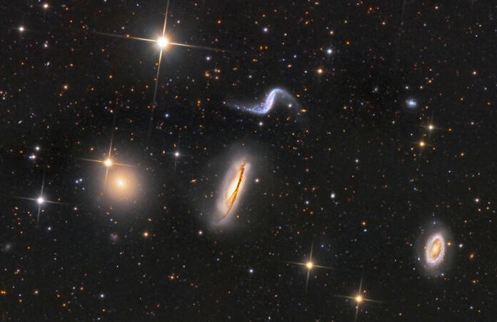 NGC 3190 Group; Stephen Leshin Sedona Astrophoto