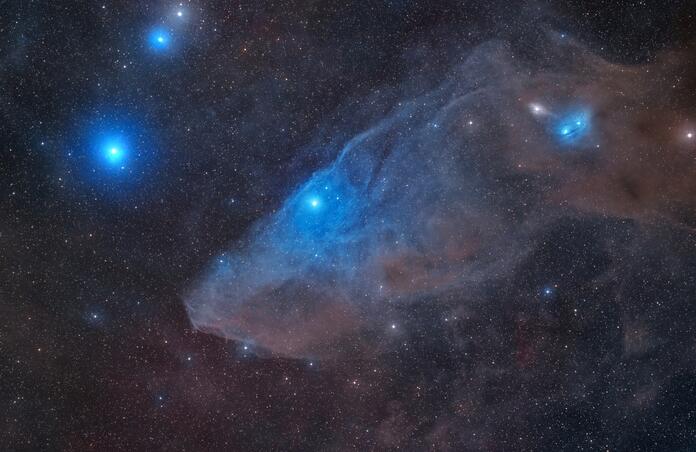 Blue Horsehead nebula, IC4592