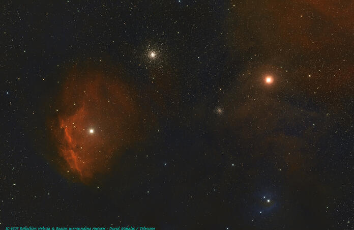 IC 4605 & Region Surrounding Antares