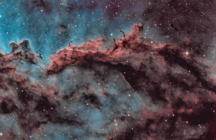 Portion of NGC 6188 (Rim Nebula)