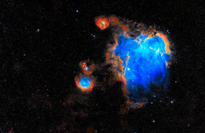 IC-2944 / RCW-62 Running Chicken Nebula