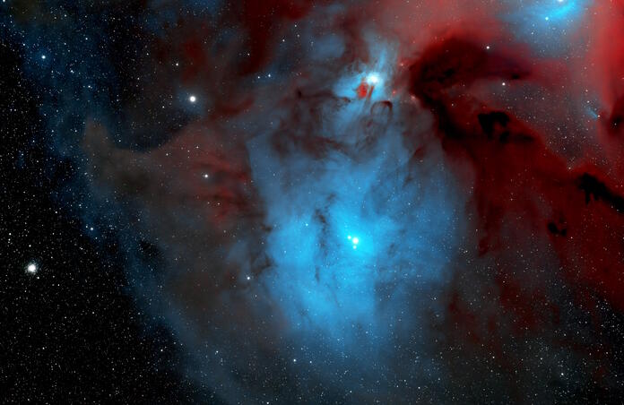 IC4604 Rho Ophiuchi Nebula