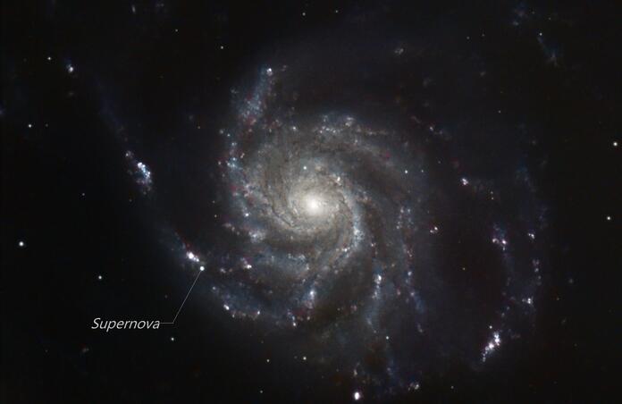 M101 with SN 2023 IXF