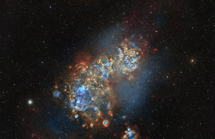 Small Magellanic Cloud SHO/LRGB Blend