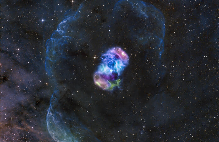 The Dragon's Egg - NGC 6164 & 6165