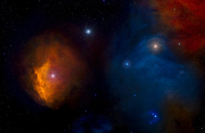 The square 'Antares - M4 - Alniyat - IC 4605'