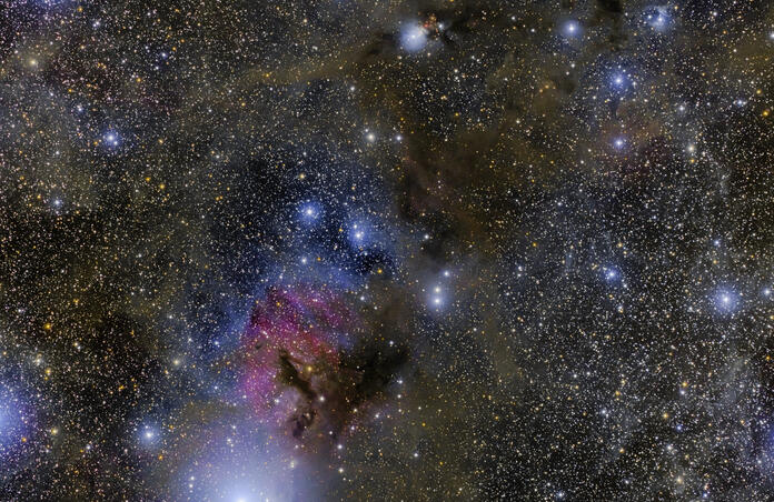 PERSEUS GIANT MOLECULAR CLOUD WITH STAR NURSERIES IC348 & NGC1333