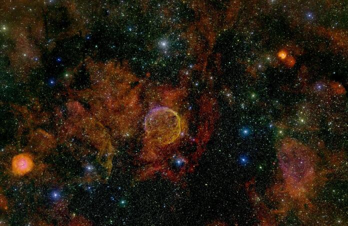 Abell 85 Supernova Remnant in Cassiopeia