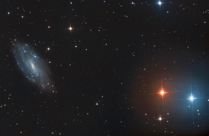 IC 5201 with the Celestial Sentinels