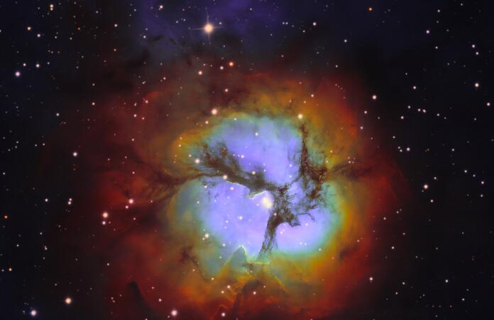Messier 20: The Triffid Nebula
