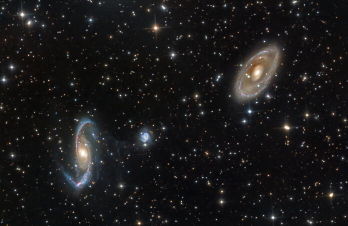 NGC 3358, NGC 3354, and NGC 3347