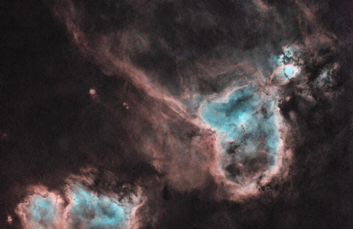 Heart & Soul Nebulae NGC 1027 - starless