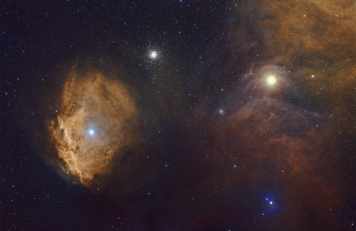 IC4605 + M4 + Antares Nebula + Sh 2-9 - AUS-2-CMOS