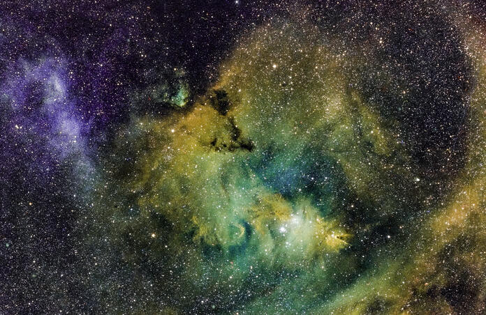 Cone Nebula in SHO (CCD)