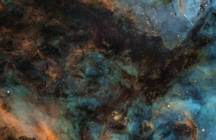 Carina Nebula 2-Panel Mosaic