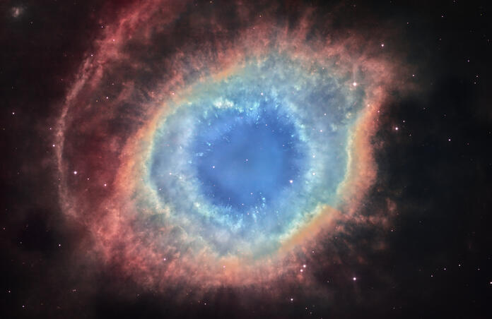 Helix nebula with new SHO data