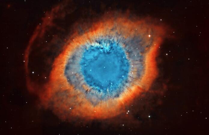 Helix nebula (Custom Tri-color HOO blend)