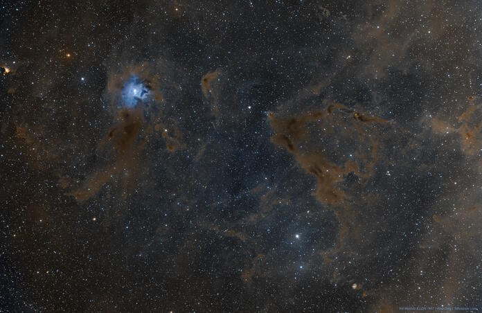 NGC 7023 and LDN 1157