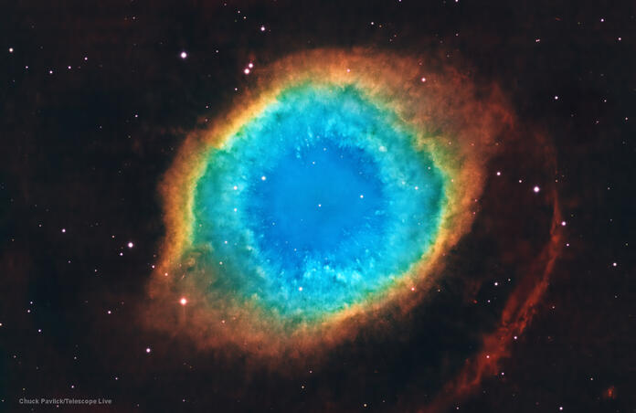 NGC 7293 Helix Nebula in HSO