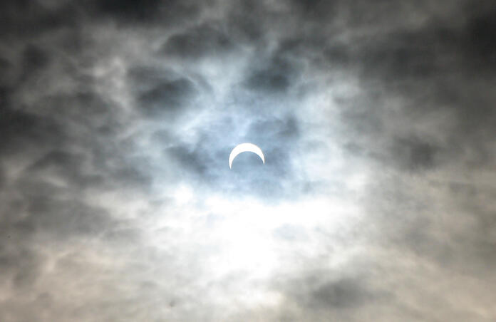 Eclipse from Idaho, USA 14-Oct-2023
