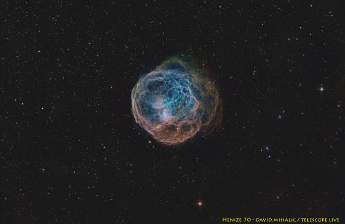 Henize 70 - superbubble in the Large Magellanic Cloud (Rework)