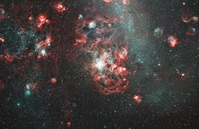 NGC 2070 Tarantula Nebula - HOO