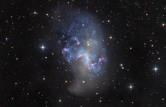 NGC 1313 - The Topsy Turvy Galaxy