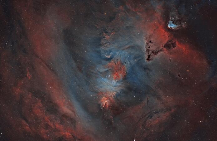 NGC 2264 SHO Blend SPA-1