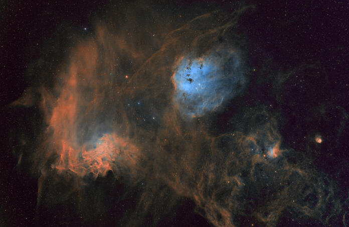 Flaming Star Nebula in Auriga (IC 405)