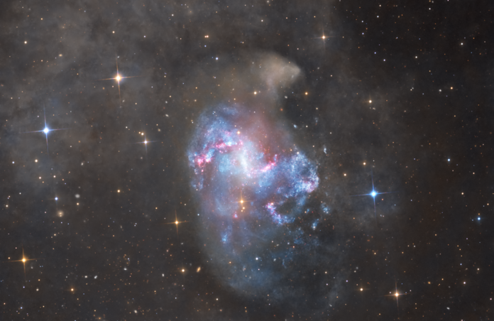 NGC 1313 - THE TOPSY TURVY GALAXY