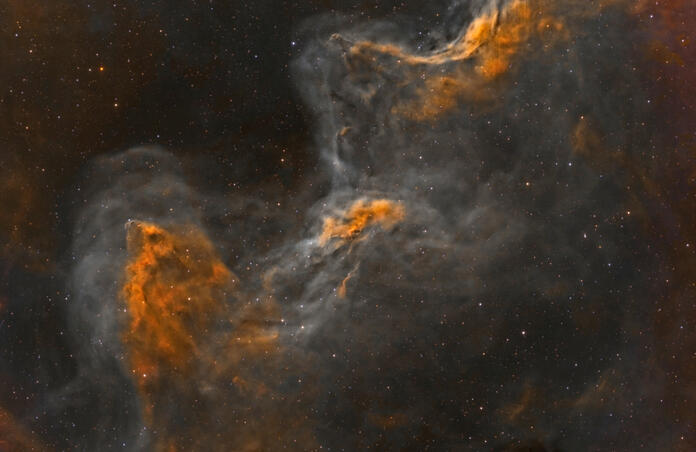 RCW53c - molecular clouds (SHO)