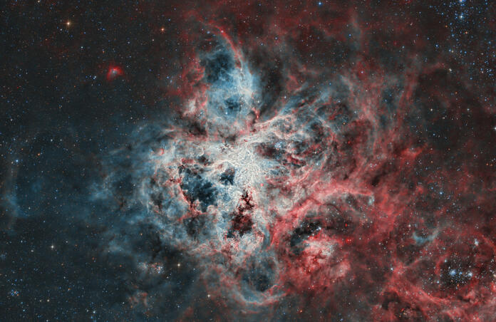 Tarantula Nebula in RGB, OIII and Ha