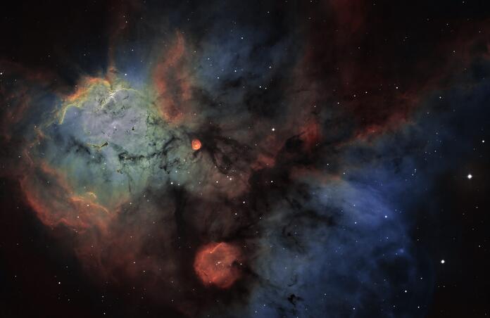 RCW16 (Skull and Crossbones Nebula)