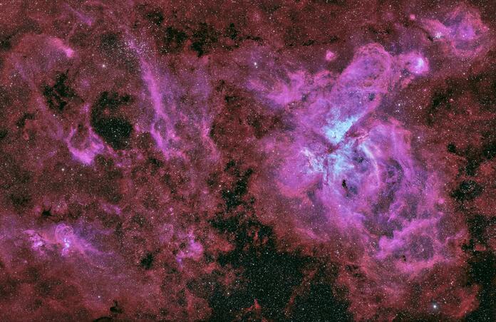 Carina Nebula Mosaic HOO