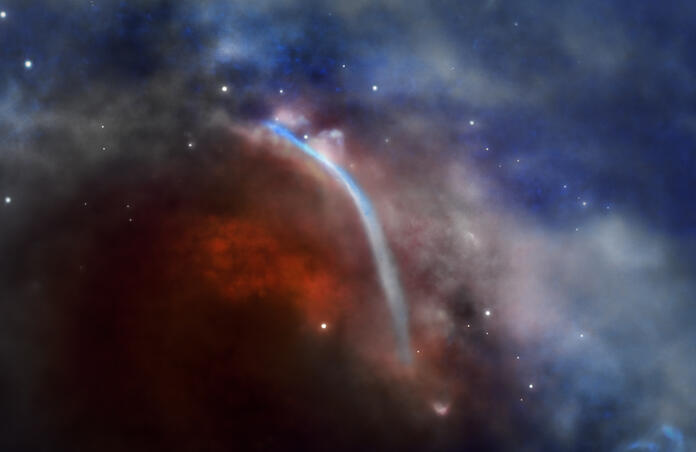 HH222 (crop of NGC1999)