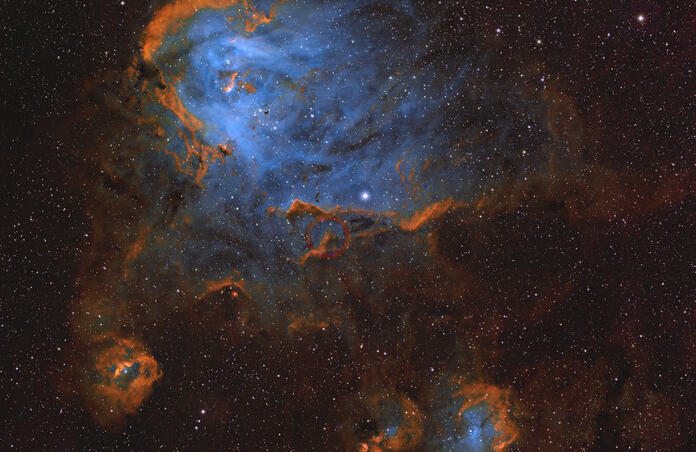 IC 2944 Emission Nebula
