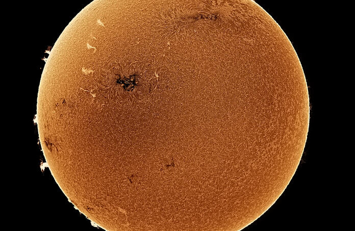 Full disk solar image