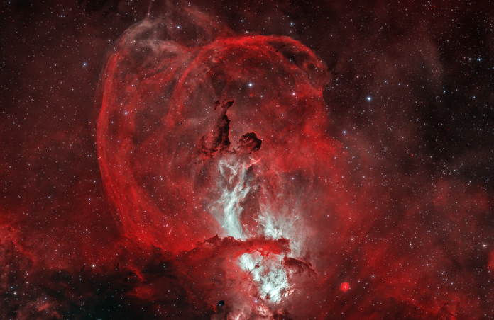 NGC3576, STATUE OF LIBERTY NEBULA