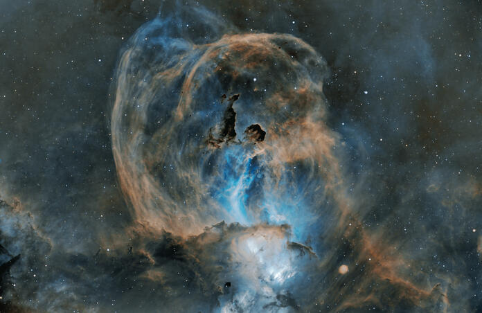 NGC 3576 SHO 