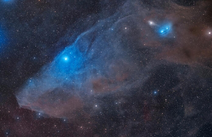 Blue Horsehead revisit in Deep Space!